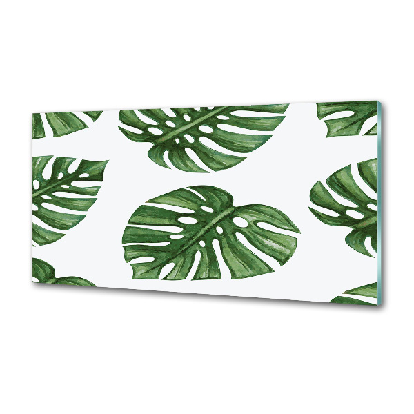 Pannello retrocucina con motivo Monstera