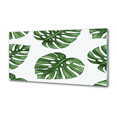 Pannello retrocucina con motivo Monstera