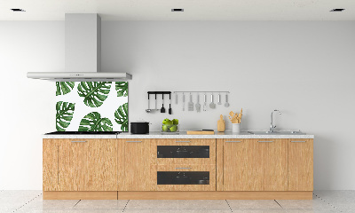 Pannello retrocucina con motivo Monstera