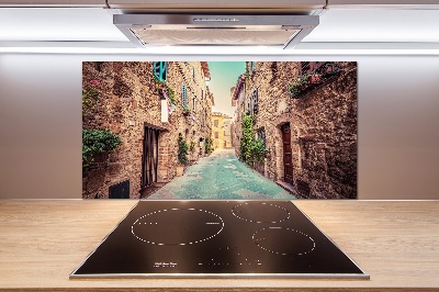 Rivestimento parete cucina con motivo Strade italiane