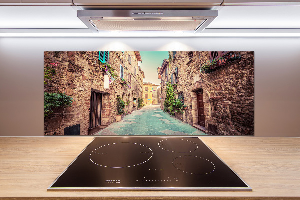 Rivestimento parete cucina con motivo Strade italiane