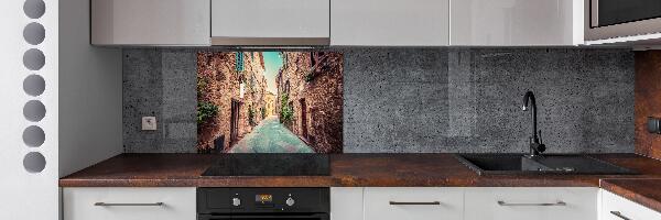 Rivestimento parete cucina con motivo Strade italiane