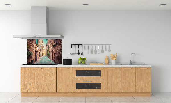 Rivestimento parete cucina con motivo Strade italiane