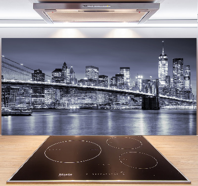 Pannello retrocucina con stampa di Manhattan, New York