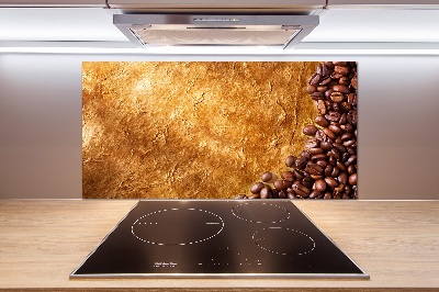 Rivestimento parete cucina con motivo a chicchi di caffè