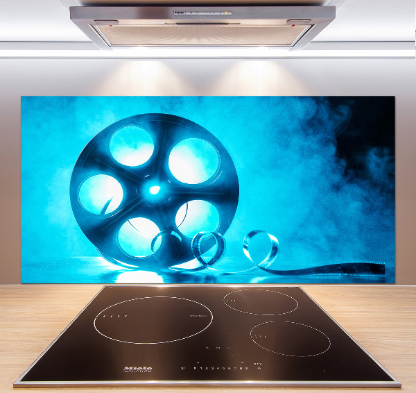 Pannello retrocucina con rullo per applicazione della pellicola