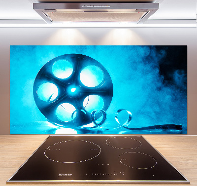 Pannello retrocucina con rullo per applicazione della pellicola