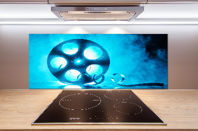 Pannello retrocucina con rullo per applicazione della pellicola