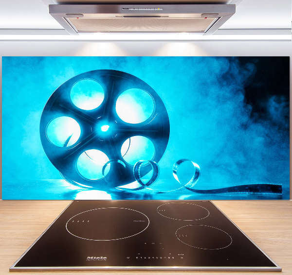 Pannello retrocucina con rullo per applicazione della pellicola