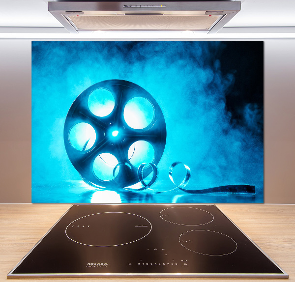 Pannello retrocucina con rullo per applicazione della pellicola