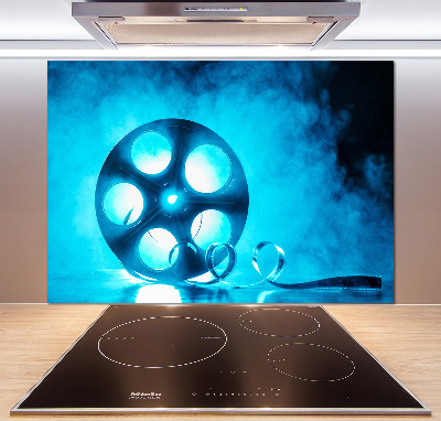 Pannello retrocucina con rullo per applicazione della pellicola