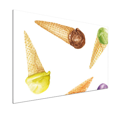 Pannello retrocucina con motivo gelato