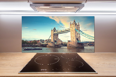 Pannello paraschizzi cucina con stampa del Tower Bridge di Londra