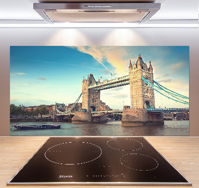 Pannello paraschizzi cucina con stampa del Tower Bridge di Londra