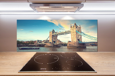 Pannello paraschizzi cucina con stampa del Tower Bridge di Londra