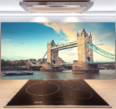Pannello paraschizzi cucina con stampa del Tower Bridge di Londra