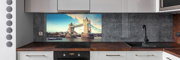 Pannello paraschizzi cucina con stampa del Tower Bridge di Londra