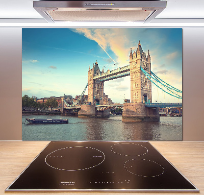 Pannello paraschizzi cucina con stampa del Tower Bridge di Londra