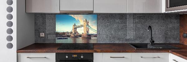 Pannello paraschizzi cucina con stampa del Tower Bridge di Londra