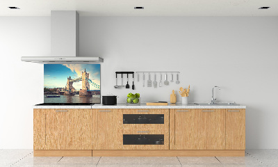 Pannello paraschizzi cucina con stampa del Tower Bridge di Londra