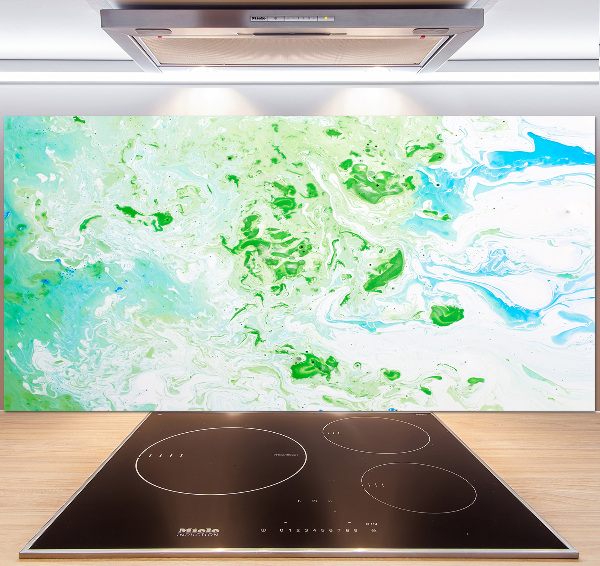 Rivestimento parete cucina con motivo a sfondo astratto