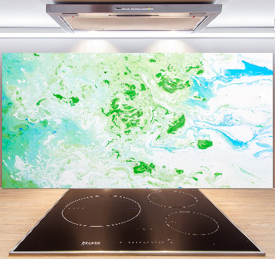 Rivestimento parete cucina con motivo a sfondo astratto