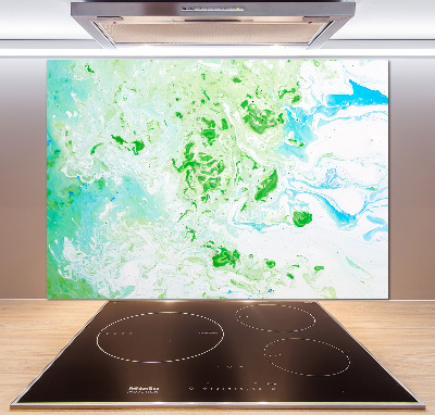 Rivestimento parete cucina con motivo a sfondo astratto