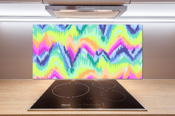 Pannello retrocucina con motivo arcobaleno