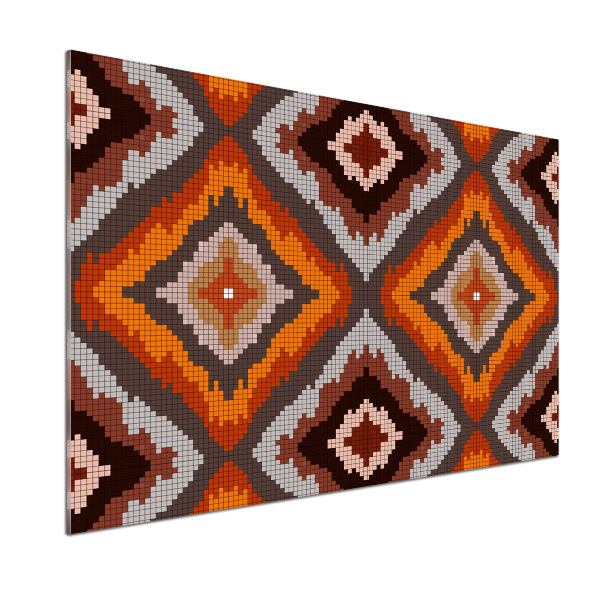 Pannello paraschizzi cucina con motivo dallo stile retrò