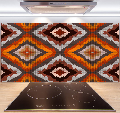 Pannello paraschizzi cucina con motivo dallo stile retrò