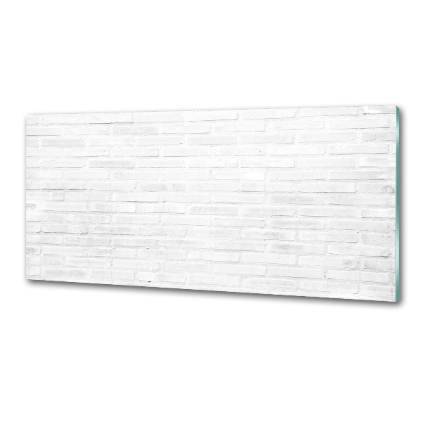 Rivestimento parete cucina con finitura effetto muro di mattoni