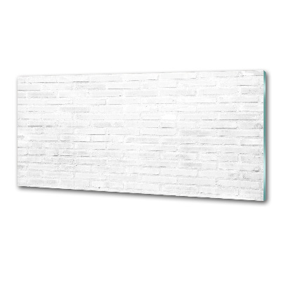 Rivestimento parete cucina con finitura effetto muro di mattoni