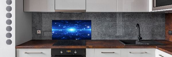 Rivestimento parete cucina con motivo tridimensionale