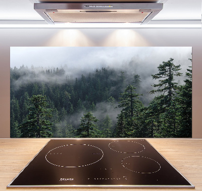 Pannello paraschizzi cucina con motivo Nebbia forestale