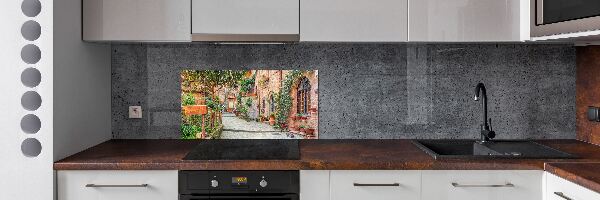 Rivestimento parete cucina con motivo Strade italiane
