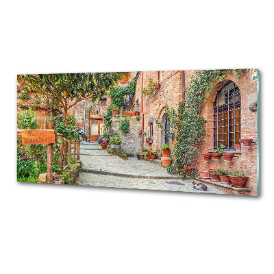 Rivestimento parete cucina con motivo Strade italiane