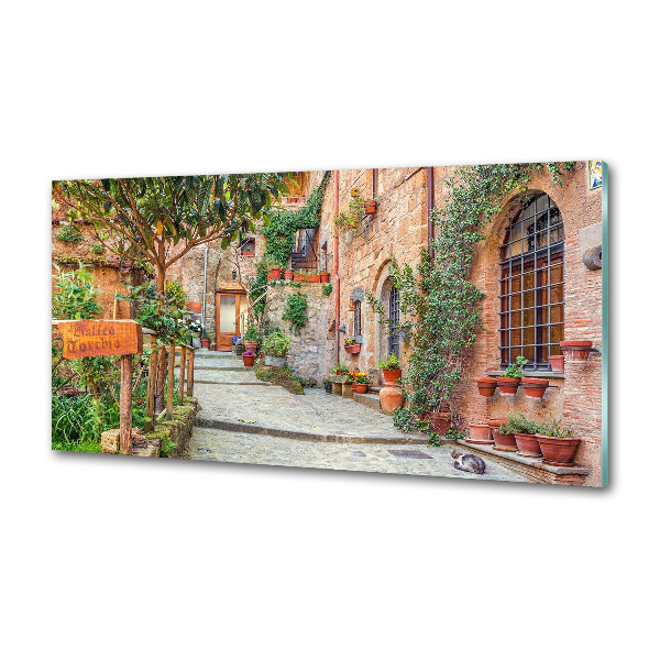 Rivestimento parete cucina con motivo Strade italiane