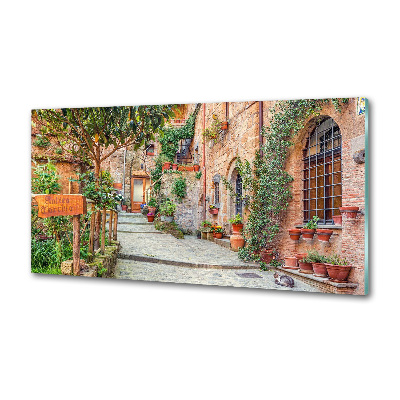 Rivestimento parete cucina con motivo Strade italiane