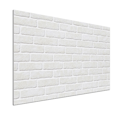 Pannello paraschizzi cucina con stampa effetto muro di mattoni