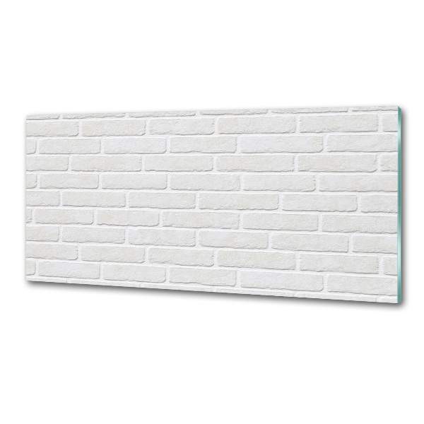 Pannello paraschizzi cucina con stampa effetto muro di mattoni