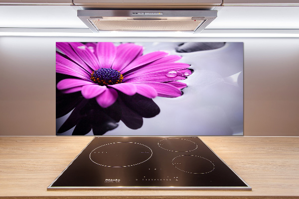 Pannello paraschizzi cucina con motivo Gerbera