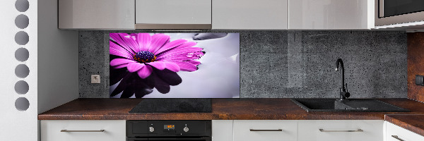 Pannello paraschizzi cucina con motivo Gerbera