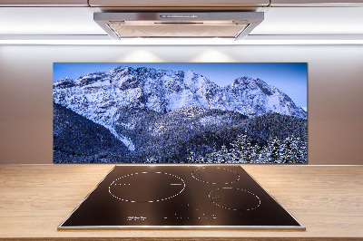 Pannello paraschizzi cucina con stampa dei monti Tatra modello Giewont