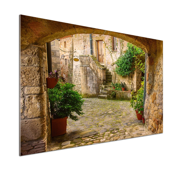 Rivestimento parete cucina con motivo Strade italiane