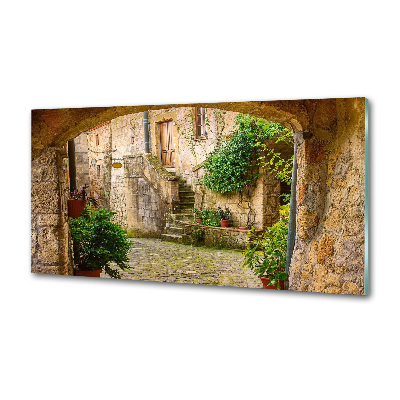 Rivestimento parete cucina con motivo Strade italiane