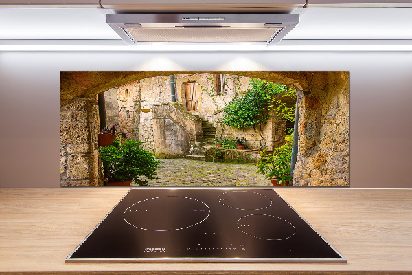 Rivestimento parete cucina con motivo Strade italiane