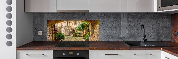 Rivestimento parete cucina con motivo Strade italiane