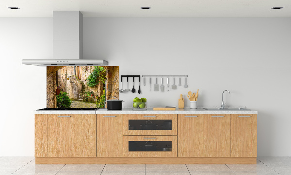 Rivestimento parete cucina con motivo Strade italiane