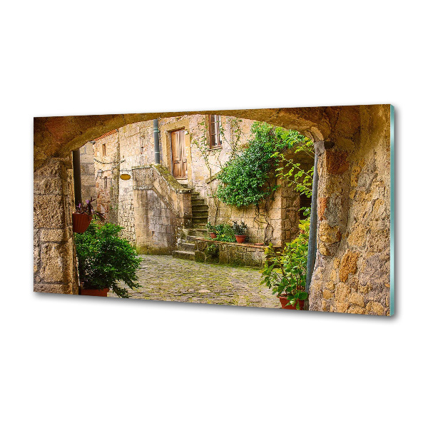 Rivestimento parete cucina con motivo Strade italiane