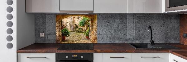Rivestimento parete cucina con motivo Strade italiane